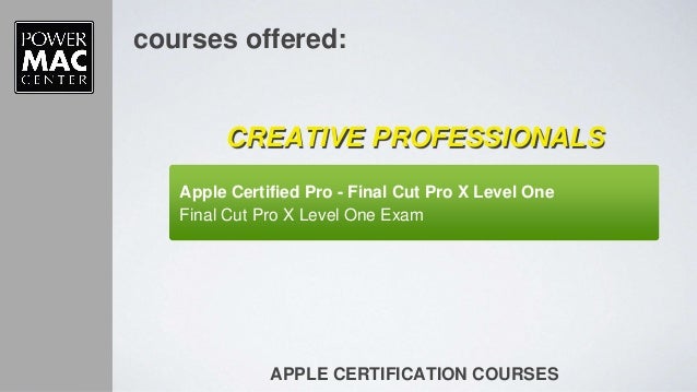 mac os x certification exam